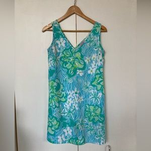 Blue and green Lilly Pulitzer swing dress